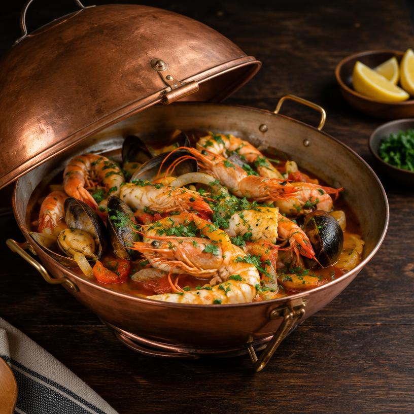 Cataplana de Marisco à Brasa D'Ouro (2 Pax)